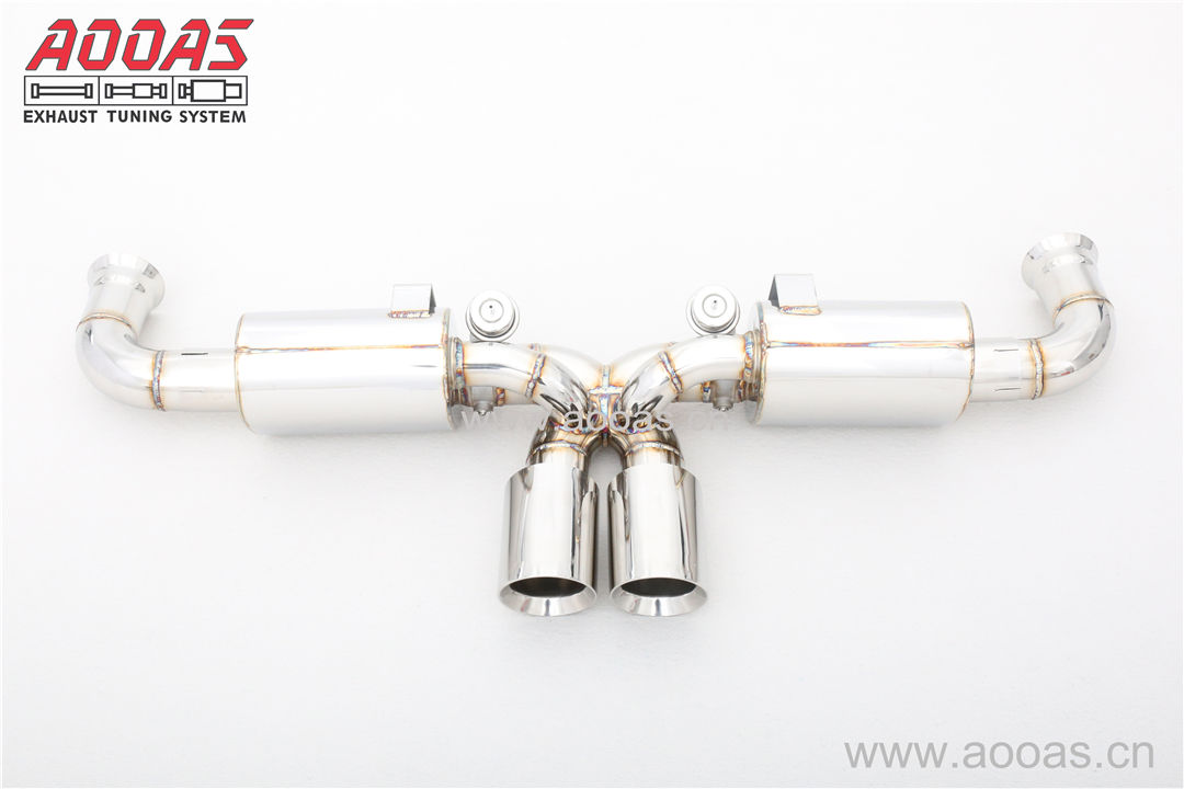 Porsche 911 GT3 All SS304 / Valvetronic Muffler System